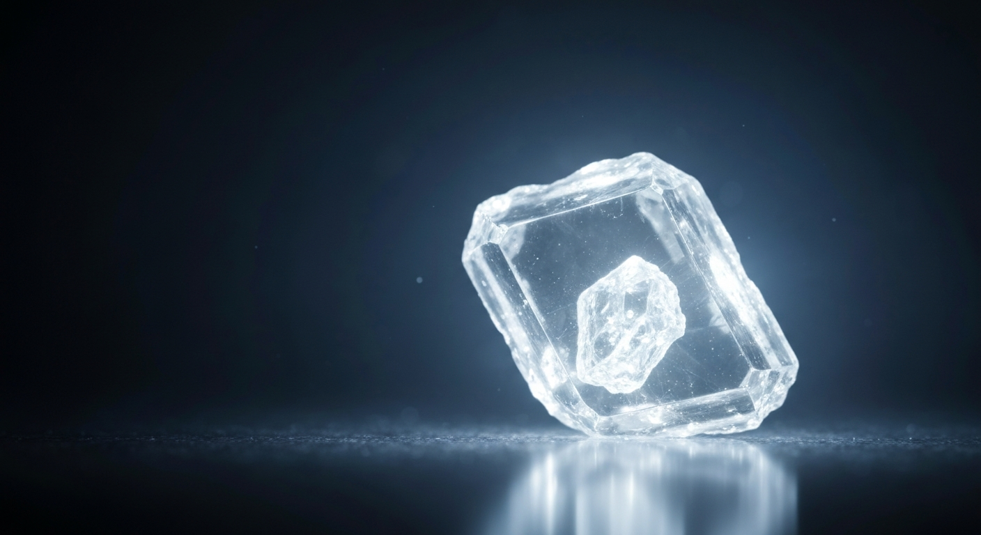 A translucent, ghostly x-ray image showing the internal structure of a syringe filled with a glowing, crystalline substance, representing the dangerous combination of xylazine and opioids in illicit drug supplies.