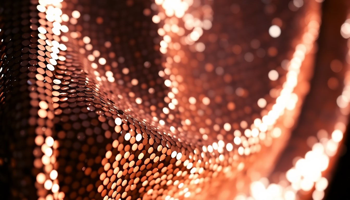 An extreme close-up photograph of shimmering, glittering sequins in dramatic, high-contrast studio lighting, conveying the glamour and celebrity of a television reunion special.