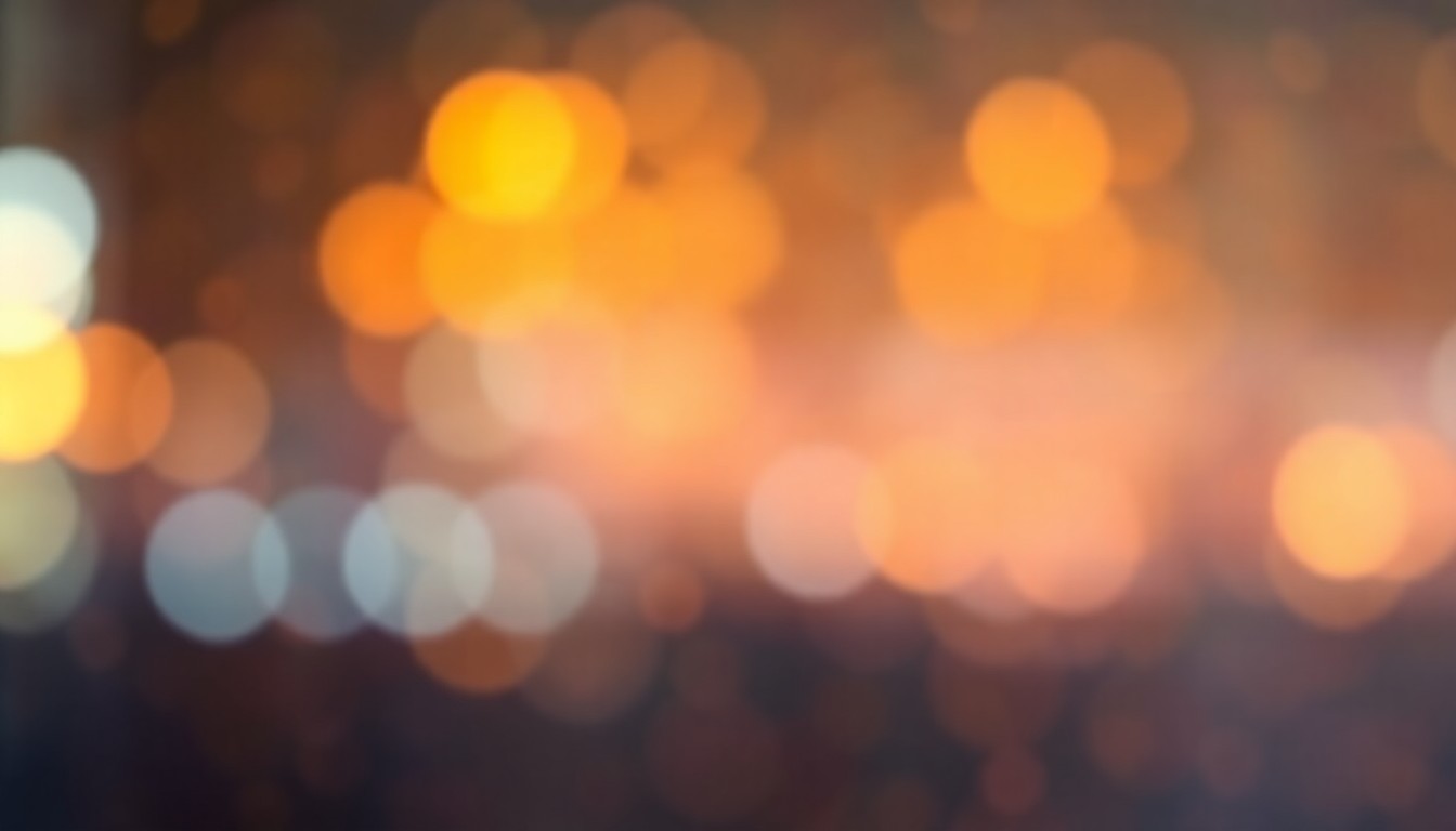 An abstract, impressionistic photograph featuring soft, blurred shapes and pools of warm, earthy colors, conceptually representing the transformative potential of the new Kayenta campus for Navajo students.