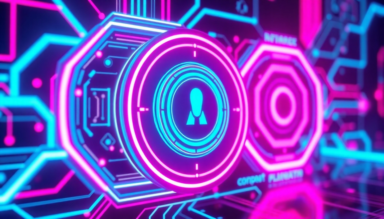 A highly detailed, glowing 3D illustration of a futuristic voice AI agent interface, with pulsing neon cyan and magenta lights emanating from the digital components, conceptually representing the advanced technology powering voice-based artificial intelligence.