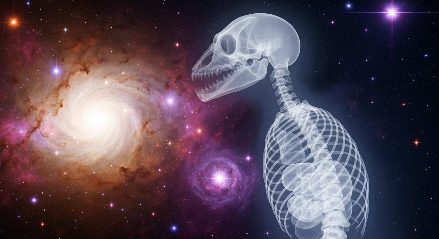 An extreme close-up X-ray photograph revealing the intertwined forms of a couple embracing, their bodies glowing with translucent lines against a dark background, conceptually representing the importance of relationship-focused mental health support.