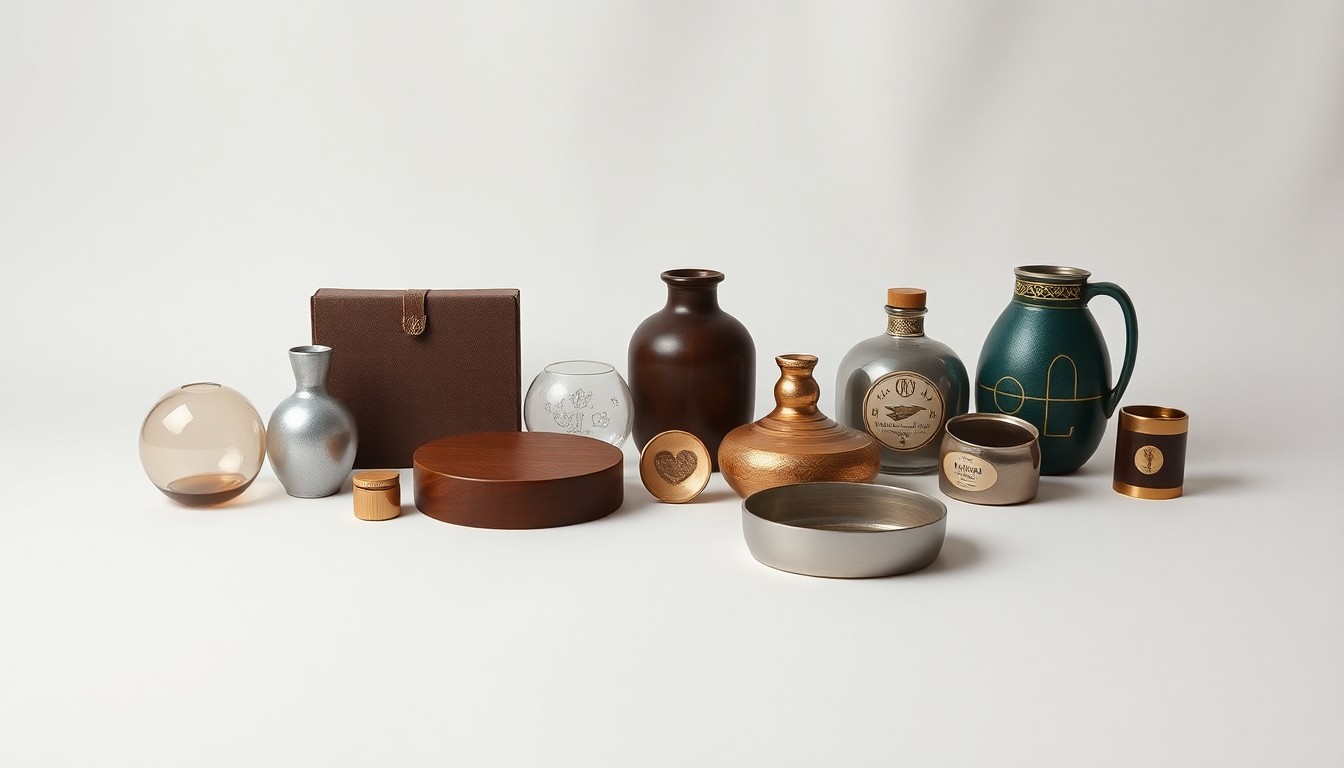A minimalist studio still life featuring a collection of polished, premium objects arranged elegantly on a clean, monochromatic background, conceptually representing the diverse cultural programs, archives, and community ties of the Mission Cultural Center for Latino Arts.