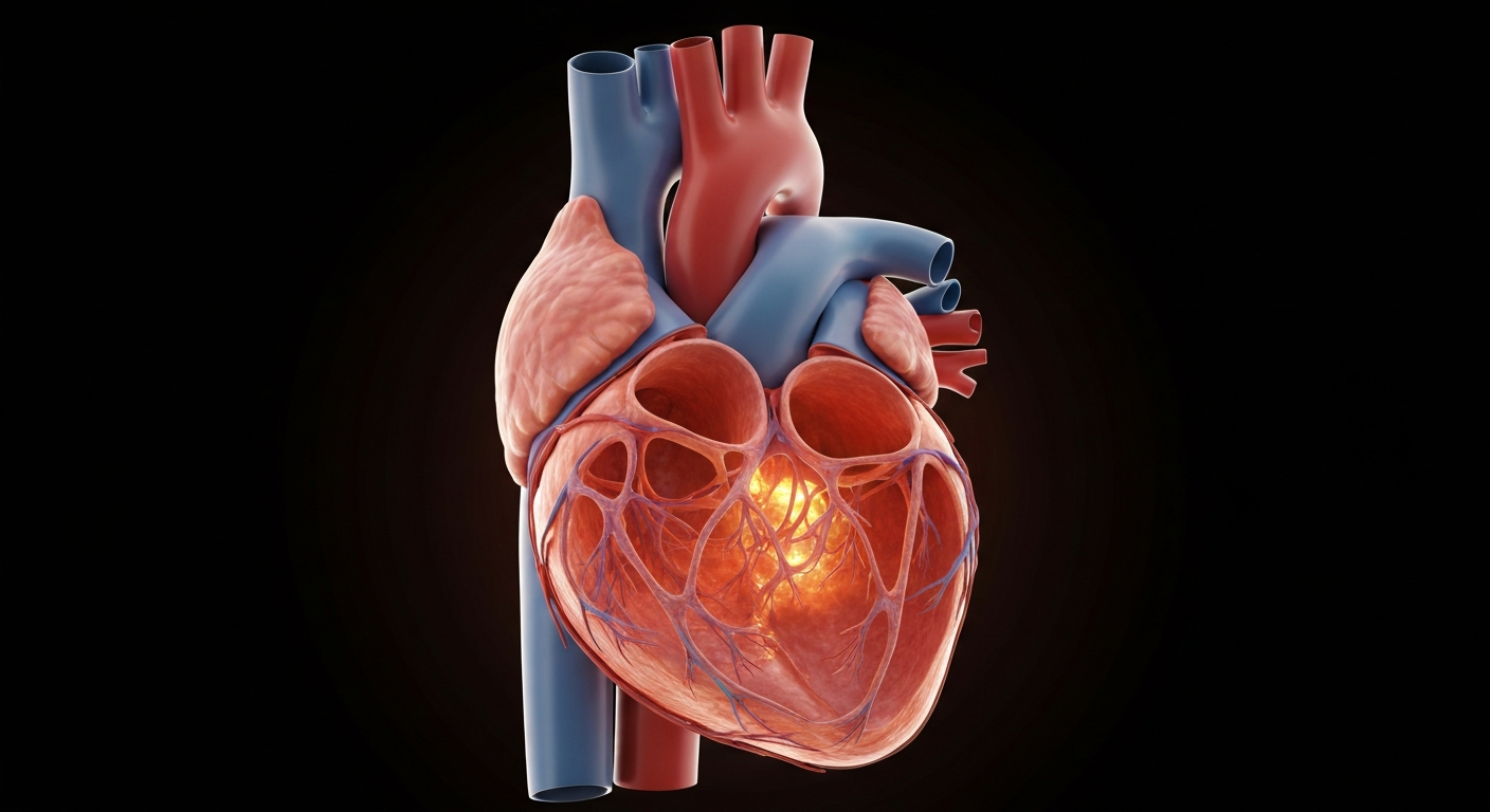 A translucent X-ray image of a human heart glowing against a dark background, symbolizing the life-giving power of organ donation.