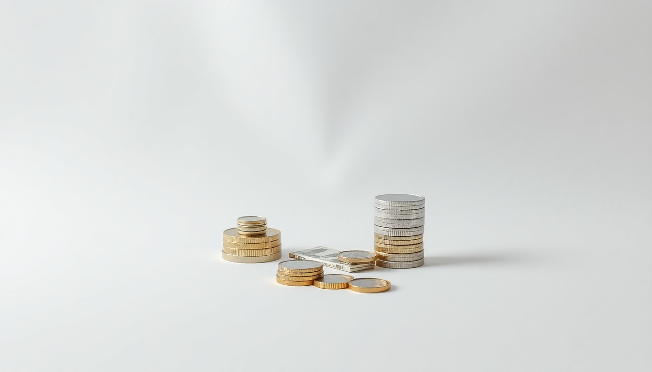 A high-end, photorealistic studio still-life photograph featuring a collection of elegant, minimalist objects arranged on a clean, monochromatic background, conceptually representing the intersection of biotechnology and premium skincare.