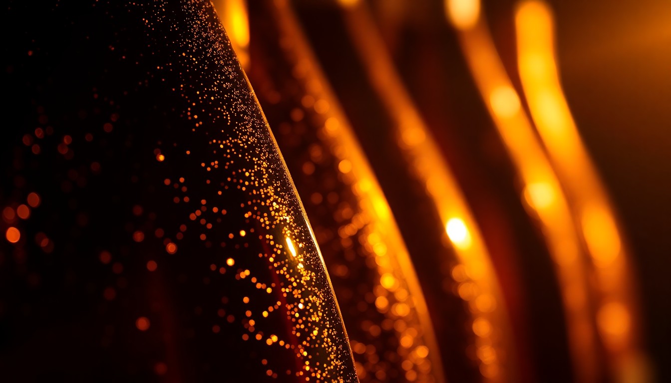An extreme close-up of the textured surface of a Rémy Martin cognac bottle, captured in dramatic studio lighting to create a high-fashion, glamorous aesthetic.