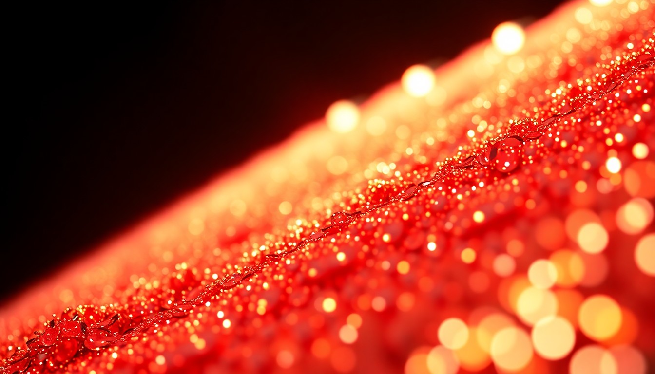 An extreme close-up of shimmering, glittering sequins illuminated by dramatic studio lighting, evoking the glamour and energy of a live music performance.