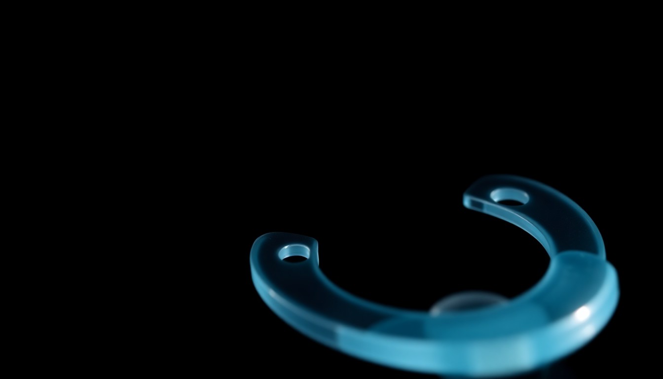 An extreme close-up of a baby's pacifier, its plastic surface reflecting the harsh light of a direct camera flash, conveying the somber and investigative nature of this infant death case.