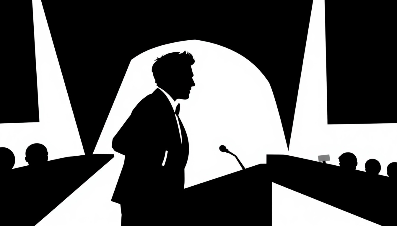 An abstract, minimalist illustration using bold, jagged shapes and high-contrast colors to conceptually represent the excitement and energy of a game show contestant returning to compete.