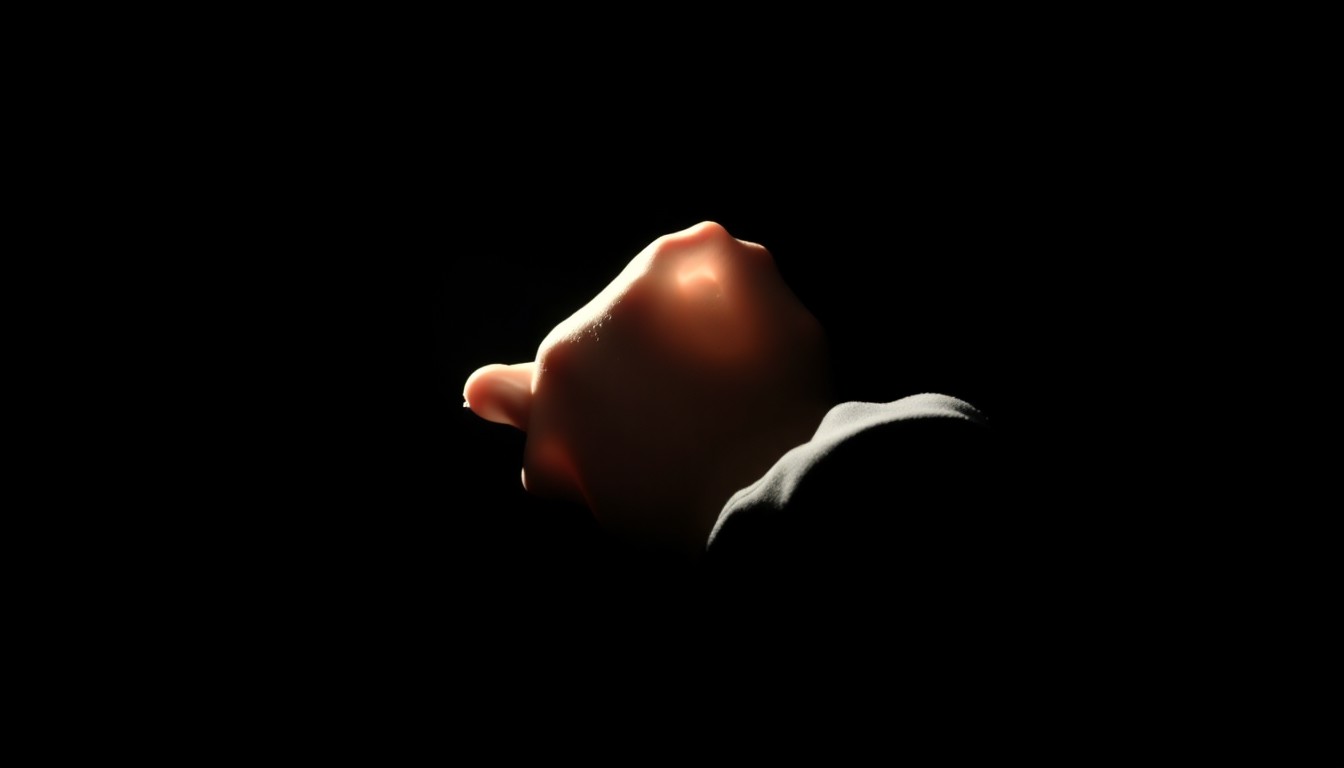 An extreme close-up photograph of a piece of fabric or clothing from the crime scene, dramatically lit by a harsh flash against a dark background, conveying the gritty, investigative nature of this unsolved mystery.