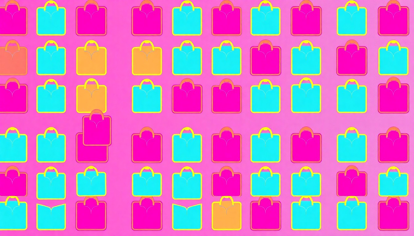 A bold, abstract silkscreen print featuring a repeating medical clipboard icon in bright neon colors, conceptually representing the expansion of career-focused education funding.