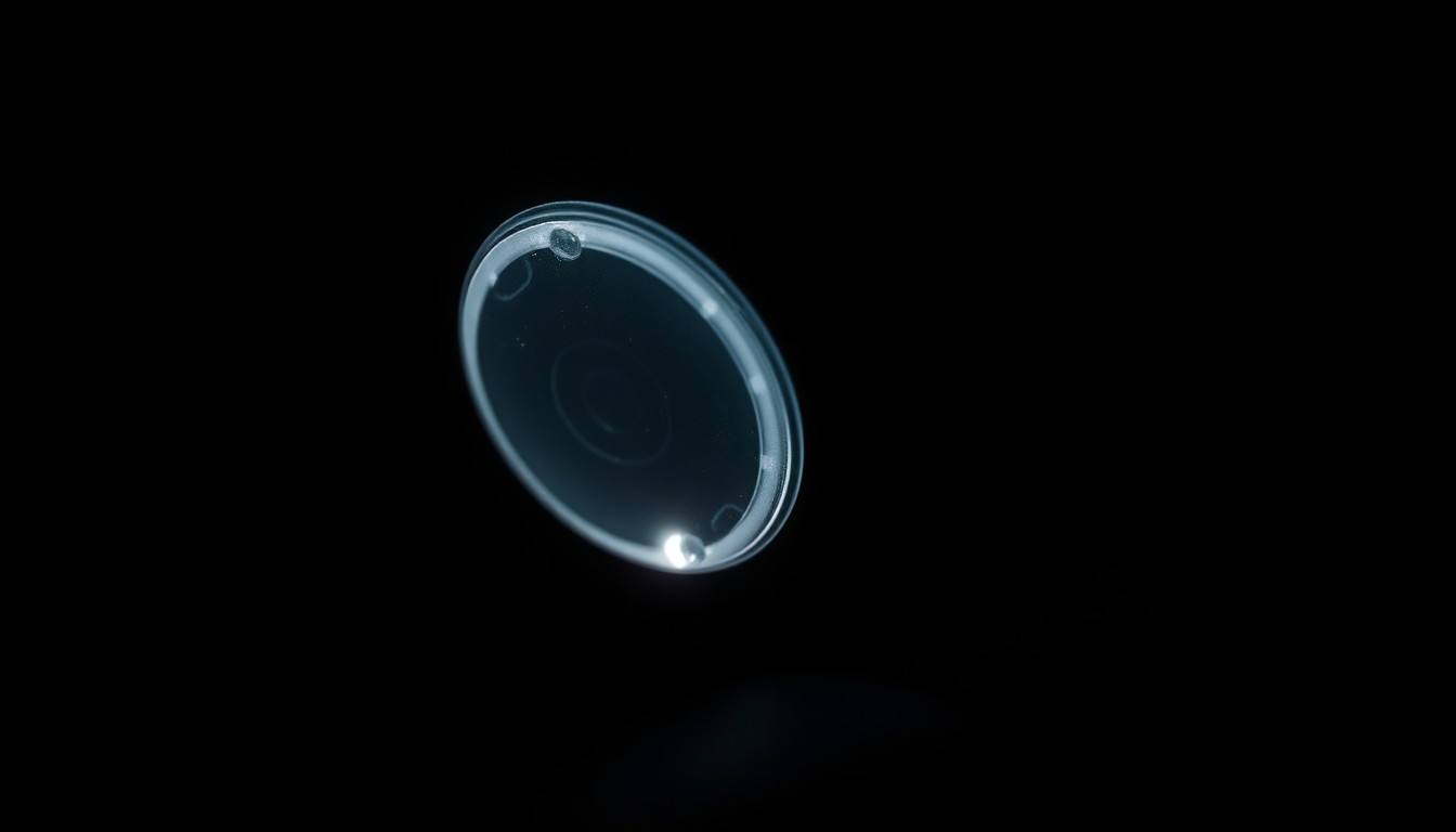 An extreme close-up photograph of a car's ignition interlock device, with a stark, gritty, investigative aesthetic created by the harsh, direct camera flash and pitch-black background, conceptually illustrating the serious consequences of a first-time DWI charge.