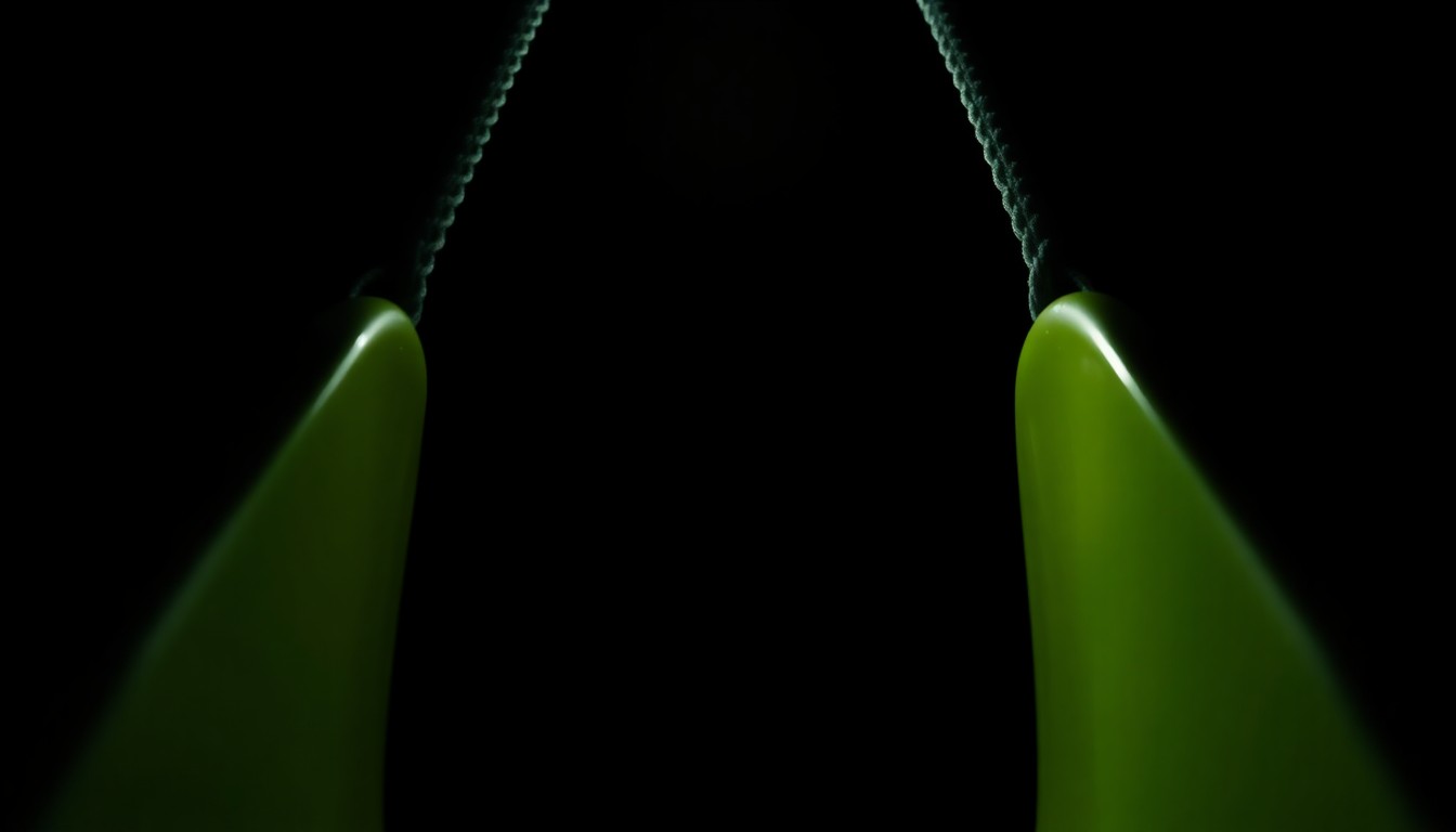 An extreme close-up photograph of a playground swing, lit by a harsh, direct camera flash against a pitch-black background, creating a stark, gritty, investigative aesthetic.