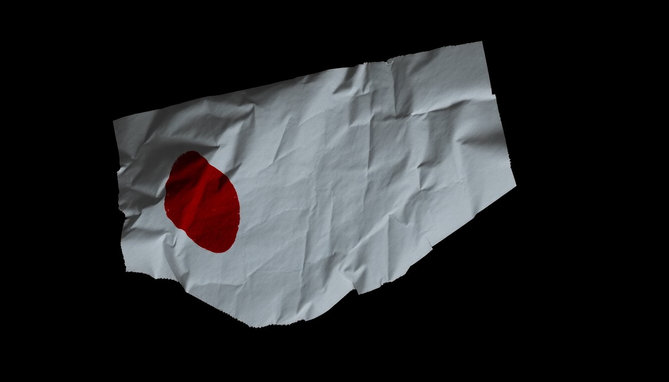 An extreme close-up photograph of a crumpled piece of paper with a faint bloodstain, creating a stark, gritty, and investigative visual representation of the crime.