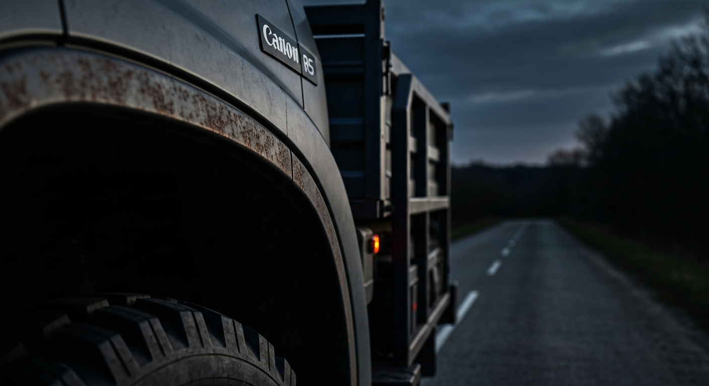 An extreme close-up photograph of the textured, pebbled surface of a Ford truck fender, capturing the raw materials and engineering details that contribute to the vehicle's strength and reliability.