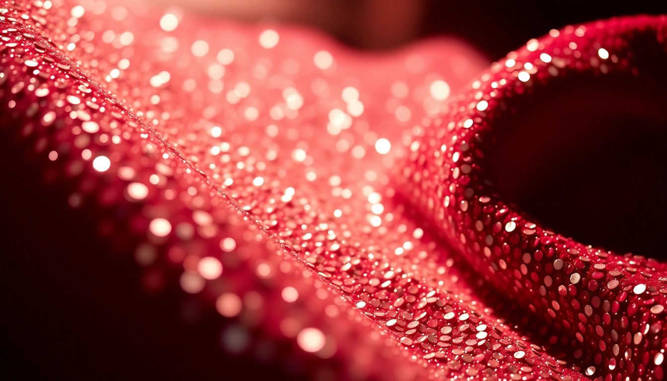 An extreme close-up of shimmering sequins and plush velvet textures in dramatic high-contrast studio lighting, conceptually representing the glamour and luxury of Angel Reese's vintage-inspired look.