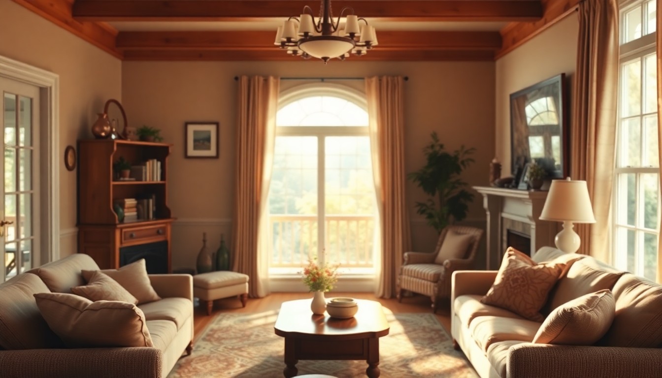 An extremely abstracted, out-of-focus photograph shot through condensation or rain-streaked glass, composed of soft pools of warm light and color, conceptually representing the cozy, inviting atmosphere of the Queen Anne home's interior.