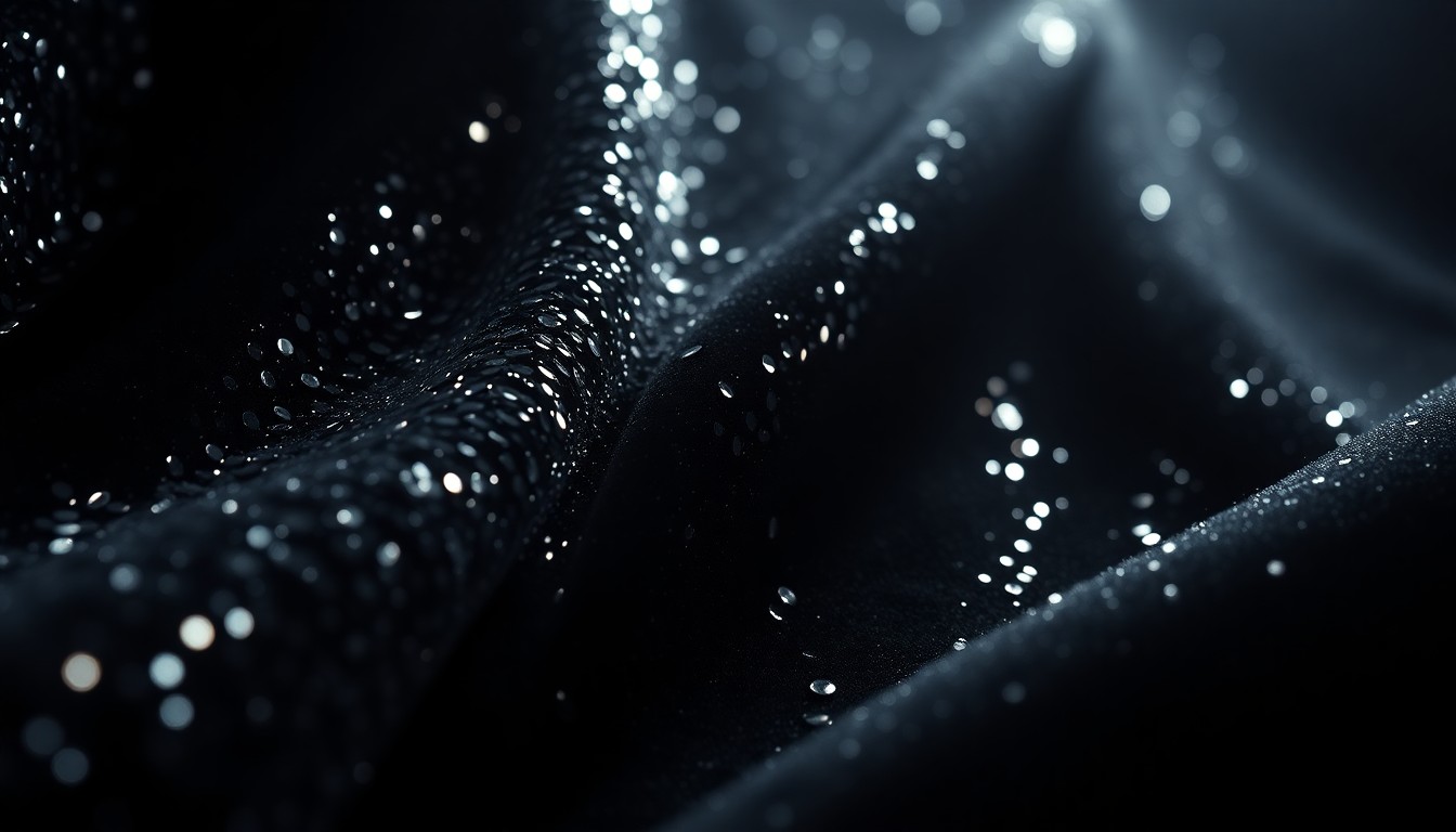 An extreme macro photograph of shimmering sequins and plush velvet textures, captured in dramatic studio lighting to create a high-fashion, celebrity-inspired aesthetic.