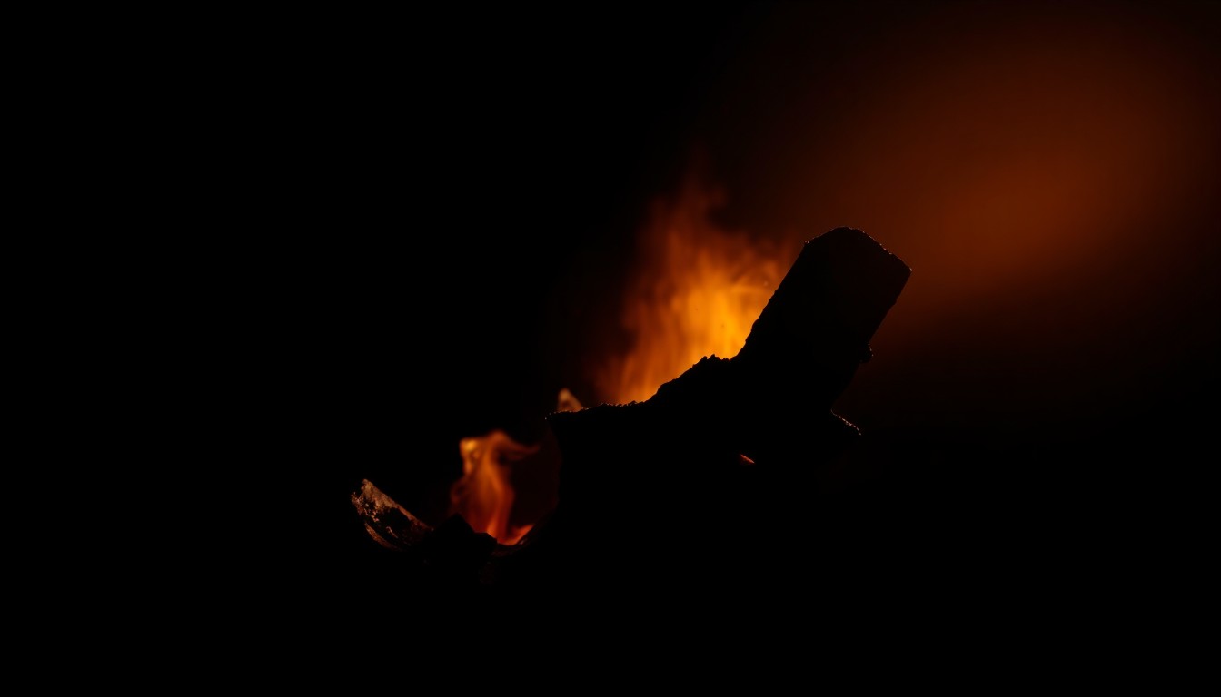 An extreme close-up photograph of a charred car part, conceptually illustrating the aftermath of a stolen vehicle incident and the ongoing investigation.