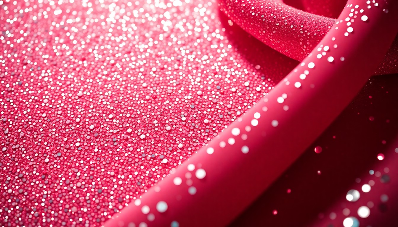 An extreme close-up of shimmering, high-contrast sequins and velvet textures, conceptually representing the glamour and prestige of Michael B. Jordan's acting career.