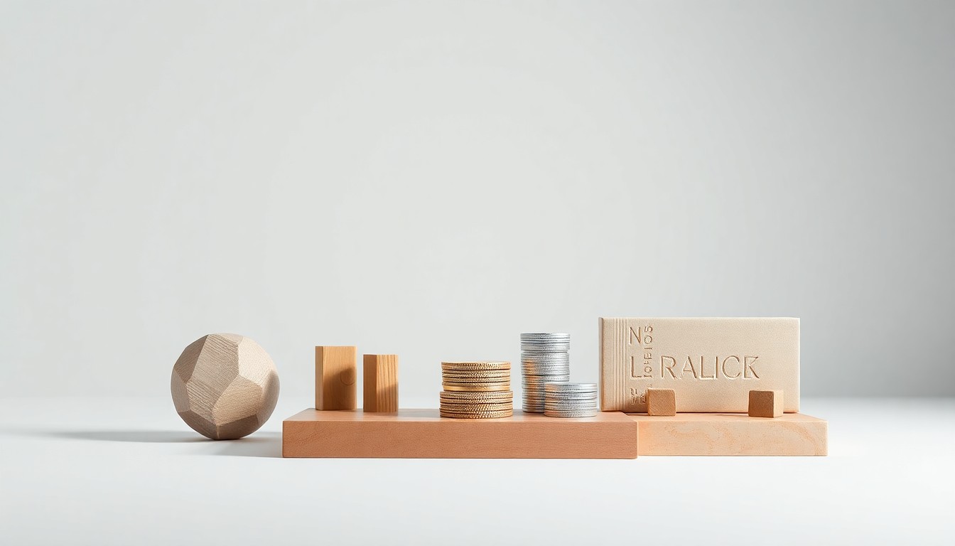 A minimalist studio still life photograph featuring a few simple, premium objects arranged elegantly on a clean, monochromatic background, conceptually representing GOFO's strategic approach to logistics network expansion.