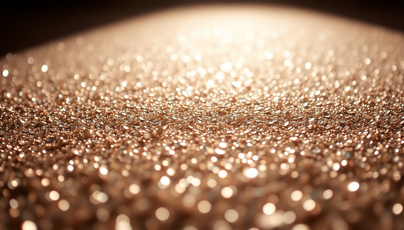 An extreme close-up of shimmering, high-contrast sequins, conceptually representing the high production values and glamorous aesthetic of the new micro-drama content slate.
