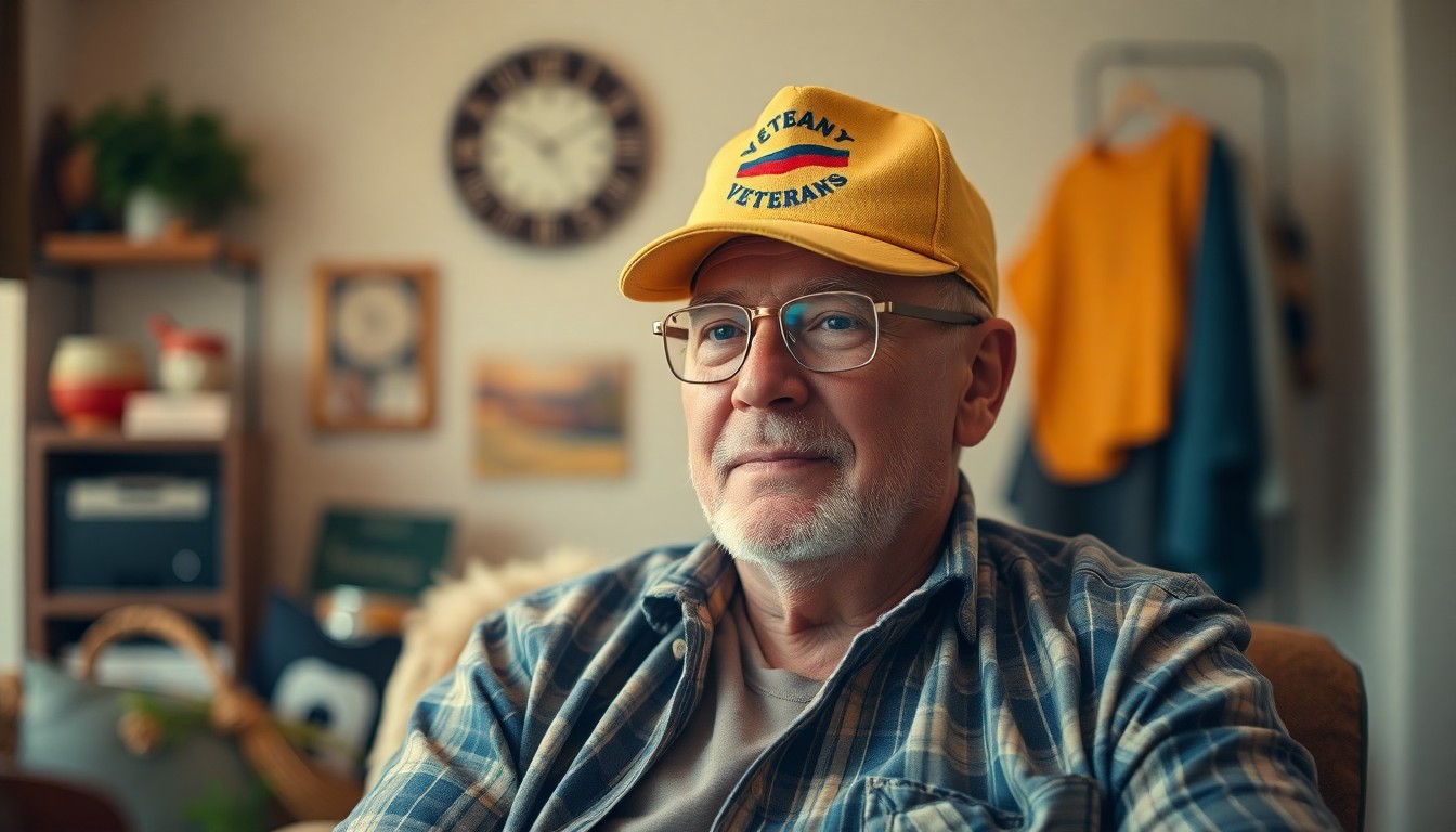 An abstract, impressionistic photograph in soft, warm tones depicting a person in casual clothing, surrounded by blurred lifestyle objects that suggest community engagement and volunteerism.