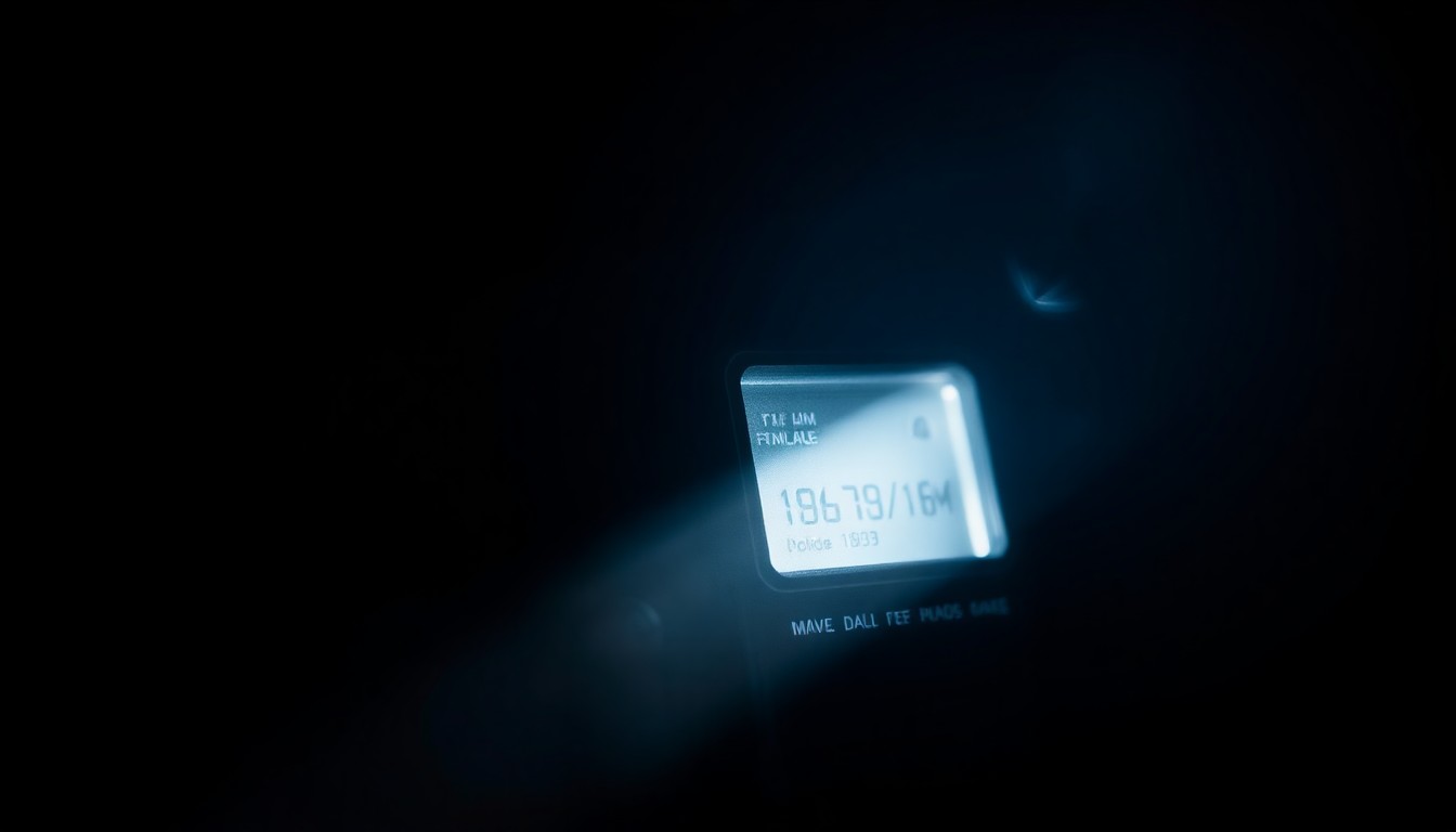 An extreme close-up photograph of a military-grade radio or communications device, its metallic surface and intricate components dramatically lit by a harsh, direct camera flash against a pitch-black background, conveying a stark, gritty, investigative mood about the sensitive nature of the leaked information.