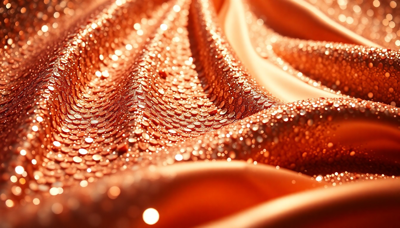 An extreme close-up photograph of shimmering sequins and satin textures in high-contrast studio lighting, conceptually representing the drama and glamour of the '90 Day Fiancé' reality TV series.