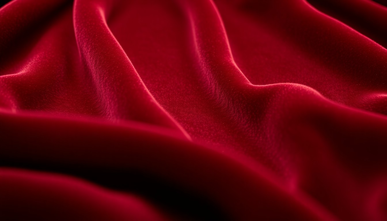 An extreme close-up photograph of a plush, velvety fabric in deep shades of emerald green and royal blue, capturing the luxurious textures and high-contrast lighting associated with celebrity culture.