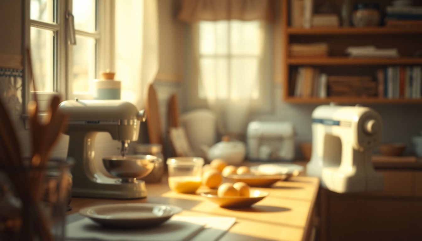 An extremely abstracted, out-of-focus photograph in soft, warm tones depicting a cozy domestic scene, conveying a sense of nostalgia and the everyday rituals that define a life.