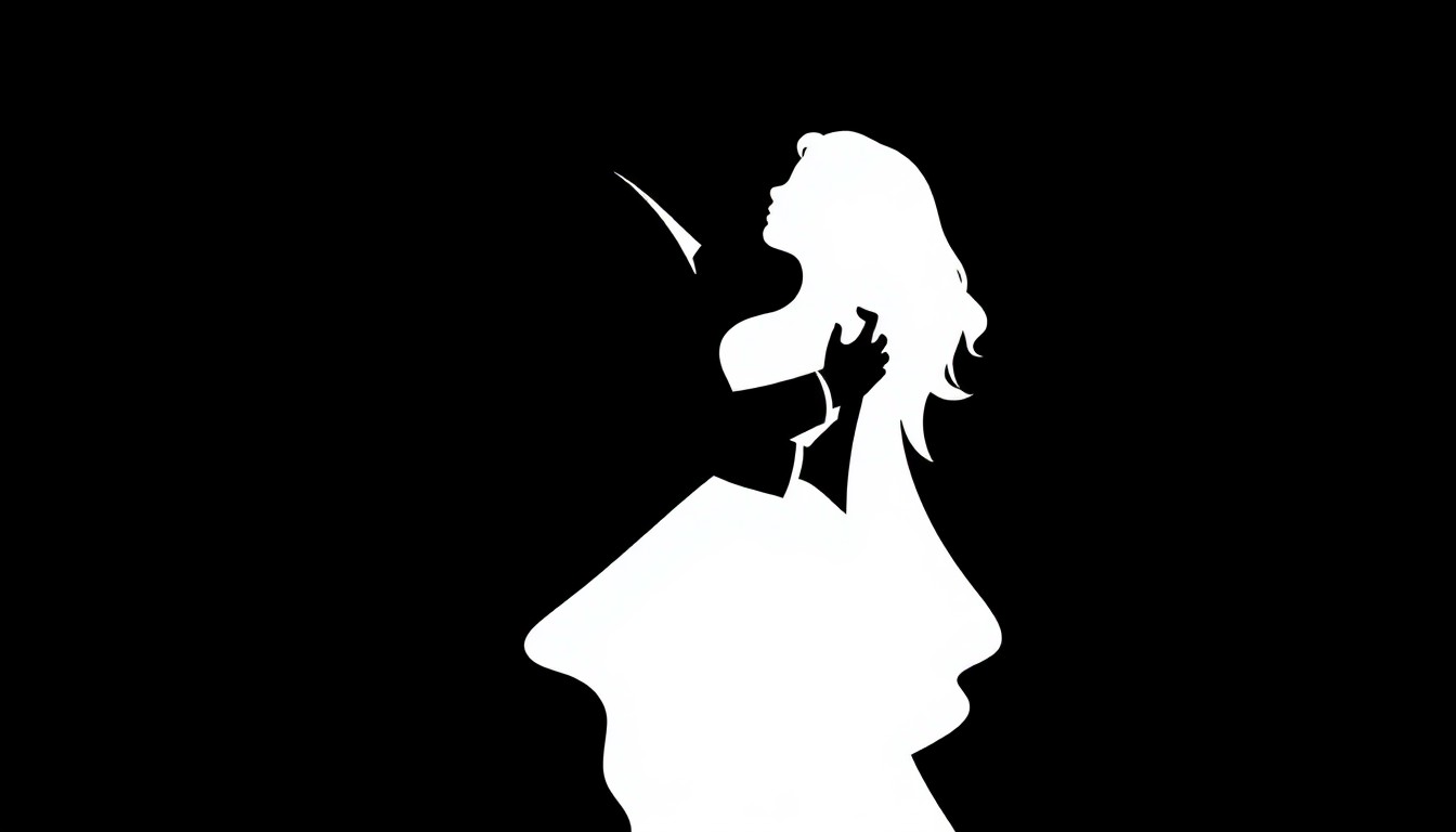 An abstract, minimalist illustration using bold black and white geometric shapes to represent the power dynamics and cultural tensions of an international relationship, without any text or identifiable figures.