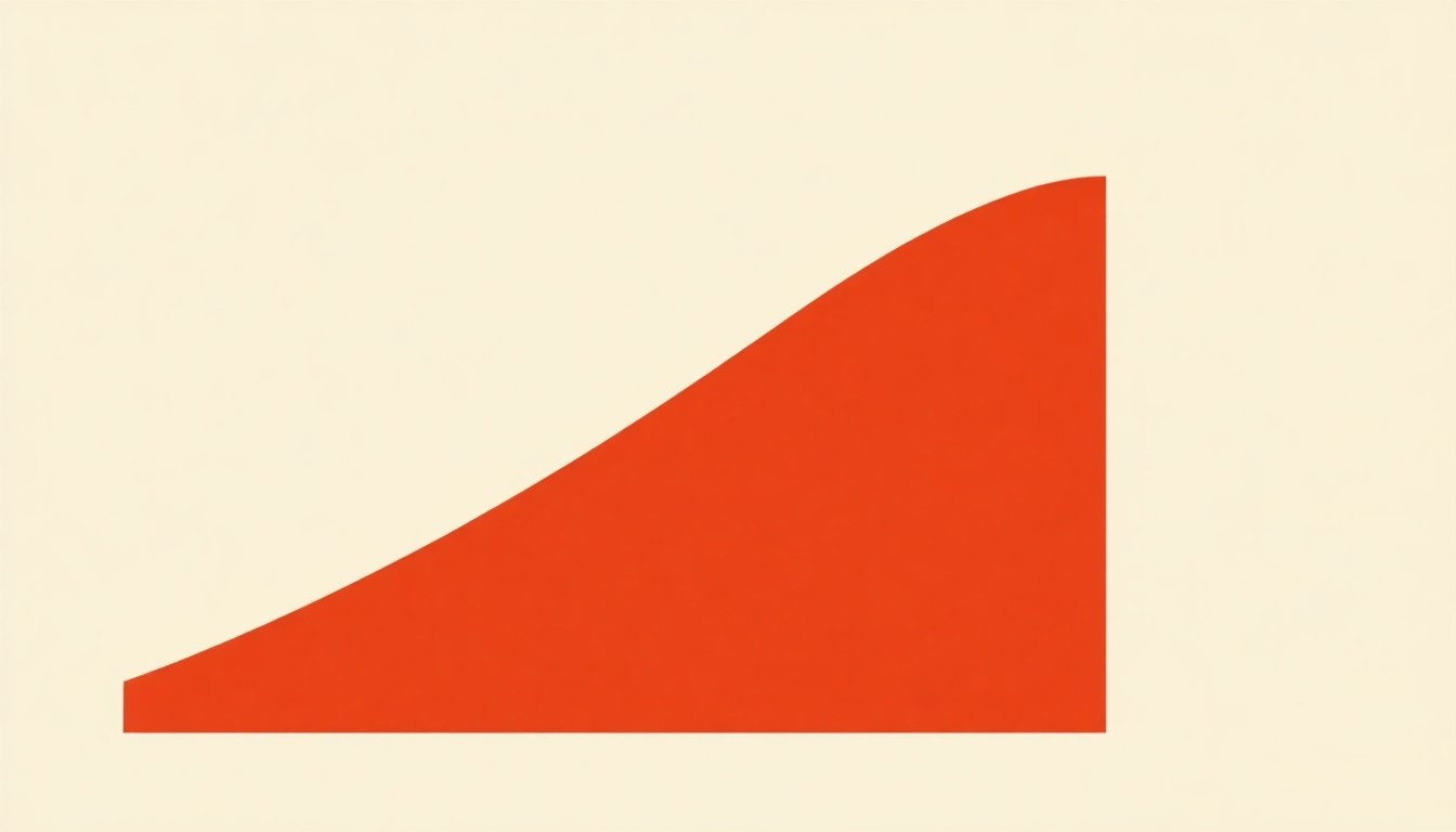 A vibrant abstract illustration composed of intersecting triangles and rectangles in shades of blue, red, and yellow, conceptually representing the cooling of inflation pressures in the US economy.