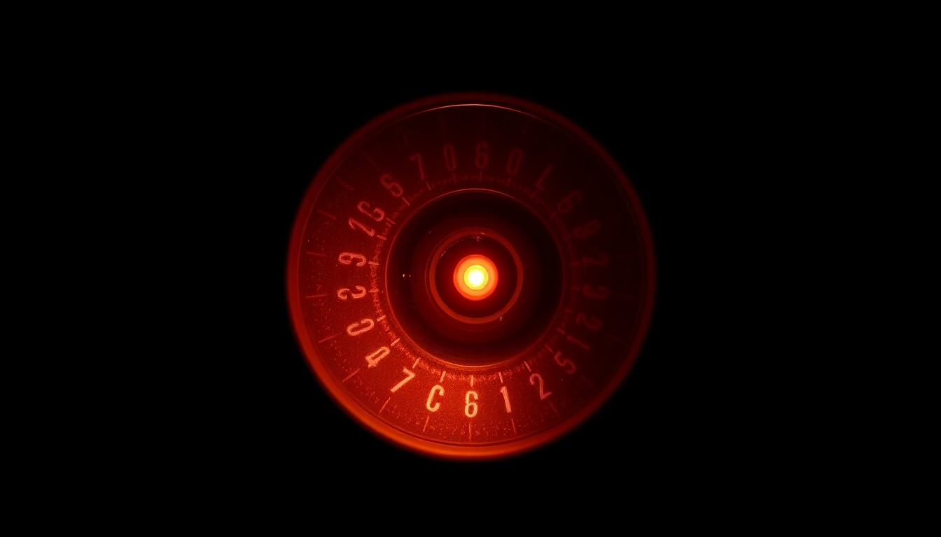 An extreme close-up photograph of a school zone speed camera lens against a pitch-black background, lit by a harsh, direct camera flash, conceptually illustrating the high volume of automated citations and the investigative nature of the story.