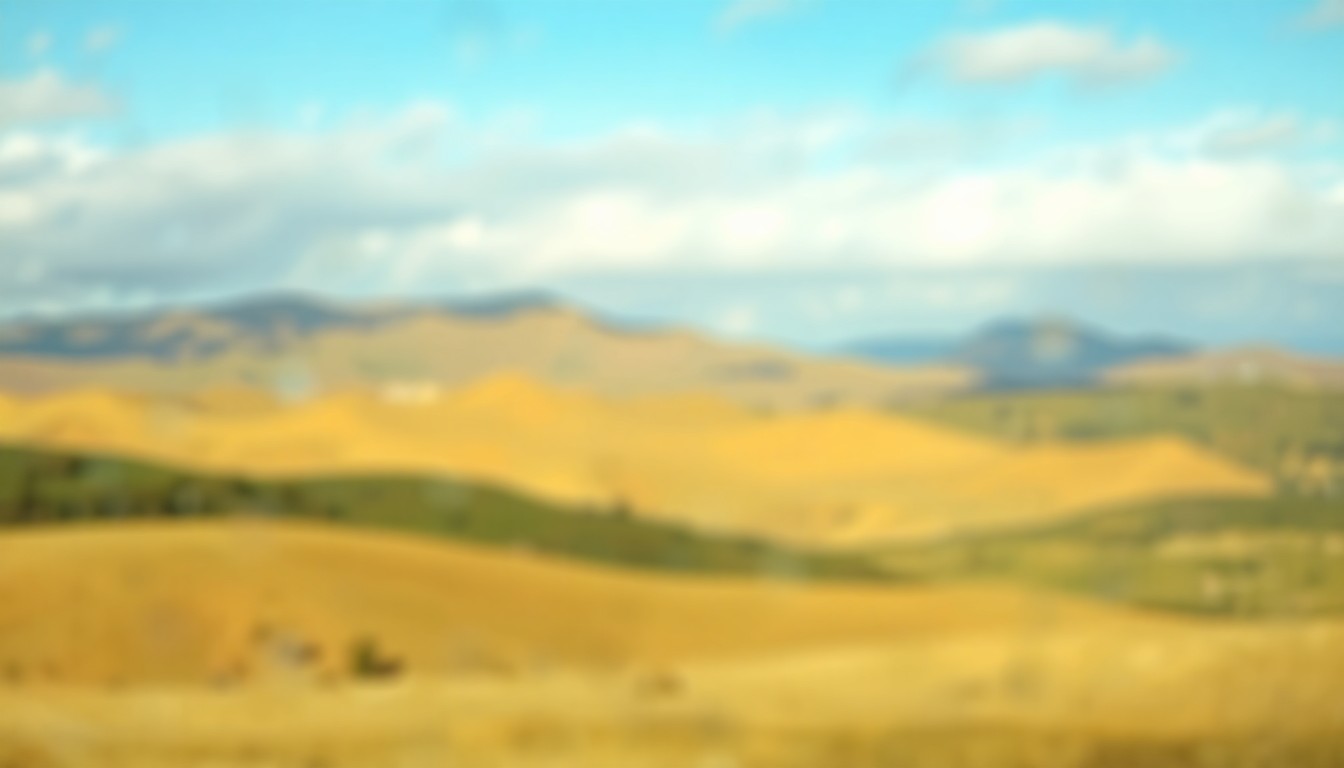 An abstract, out-of-focus landscape scene in warm, earthy tones, conveying the mood and atmosphere of Montana's natural scenery.