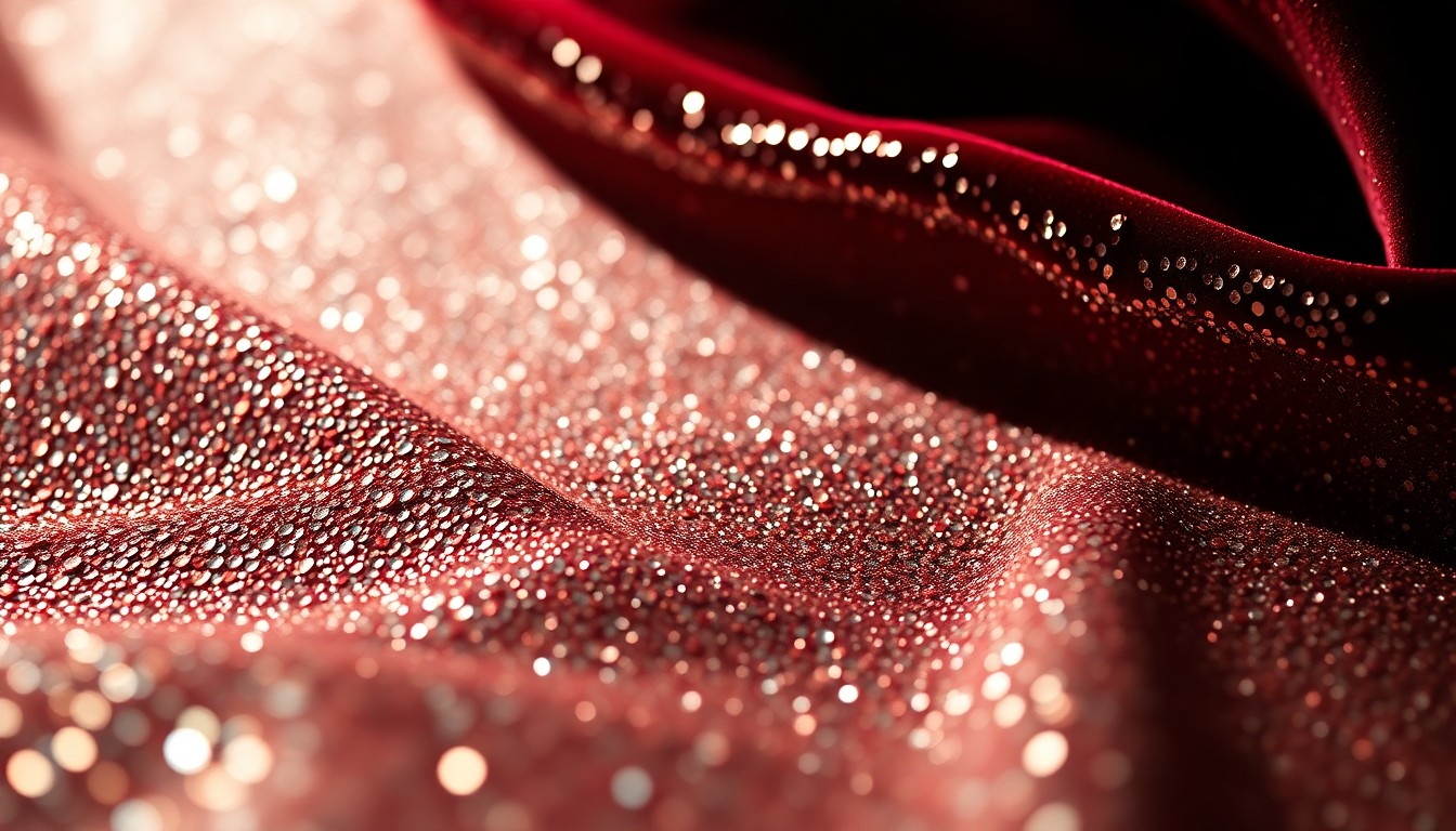 An abstract, high-contrast close-up photograph of glittering, luxurious sequins, conceptually representing the glamour and high-stakes nature of the media industry's changing landscape.