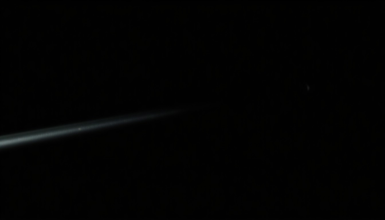 An extreme close-up of a long gun barrel reflecting a bright, harsh light, conceptually representing the tense standoff between police and an armed individual experiencing a mental health crisis.