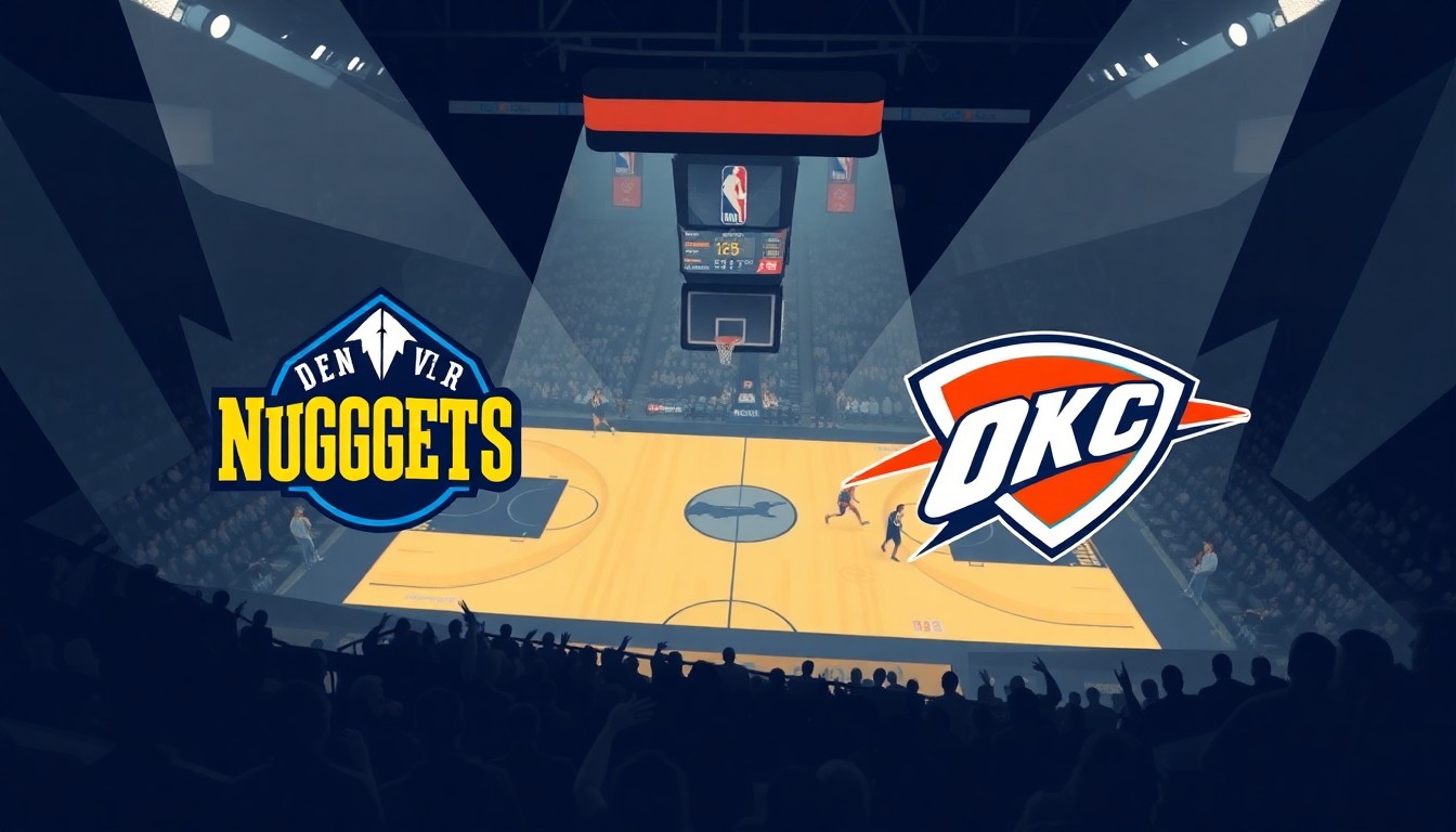 A cubist, geometric painting featuring overlapping planes of color and sharp angles, representing the dynamic action of a basketball game between two teams.