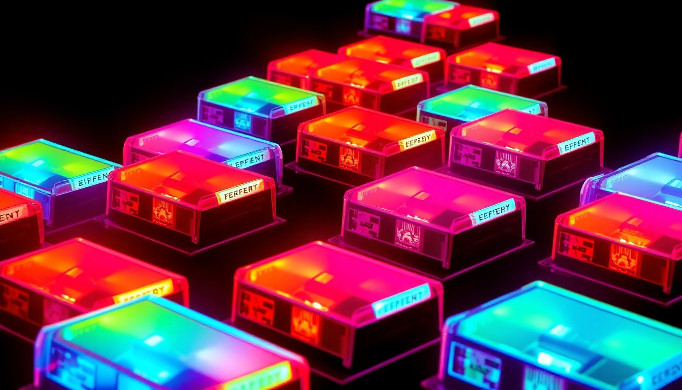 A high-contrast, silkscreen-style illustration featuring a repeated pattern of a flashing emergency vehicle siren in neon colors, conceptually representing the importance of yielding to first responders.