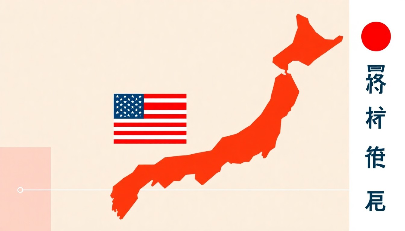 A minimalist illustration composed of overlapping triangles and circles in shades of blue, red, and yellow, conceptually representing the decline in Japan's consumer confidence and rising price expectations.