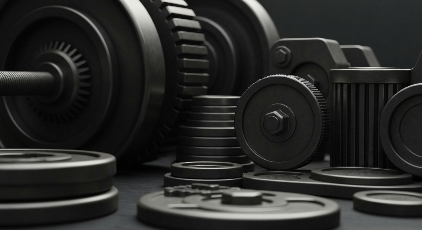 A highly detailed, black-and-white close-up image of the complex mechanical components and gears that make up the financial systems and infrastructure of Meta Platforms, conveying a sense of the company's institutional power and stability.