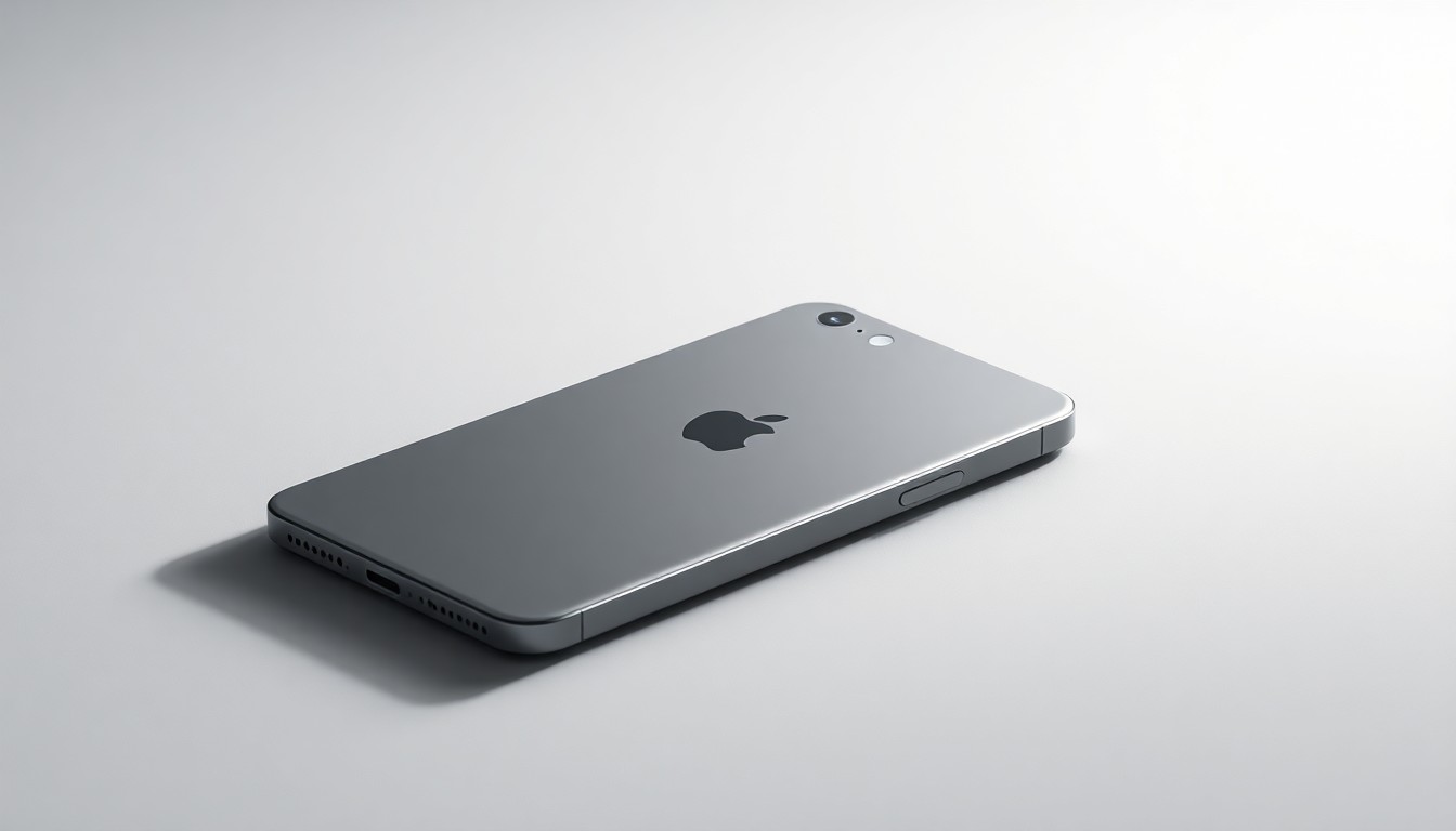 A high-end, photorealistic studio still-life photograph featuring a sleek, polished Apple product placed elegantly on a clean, monochromatic background. The lighting is sharp and dramatic, with deep shadows, conceptually representing the abstract corporate strategy behind Apple's retail decisions.