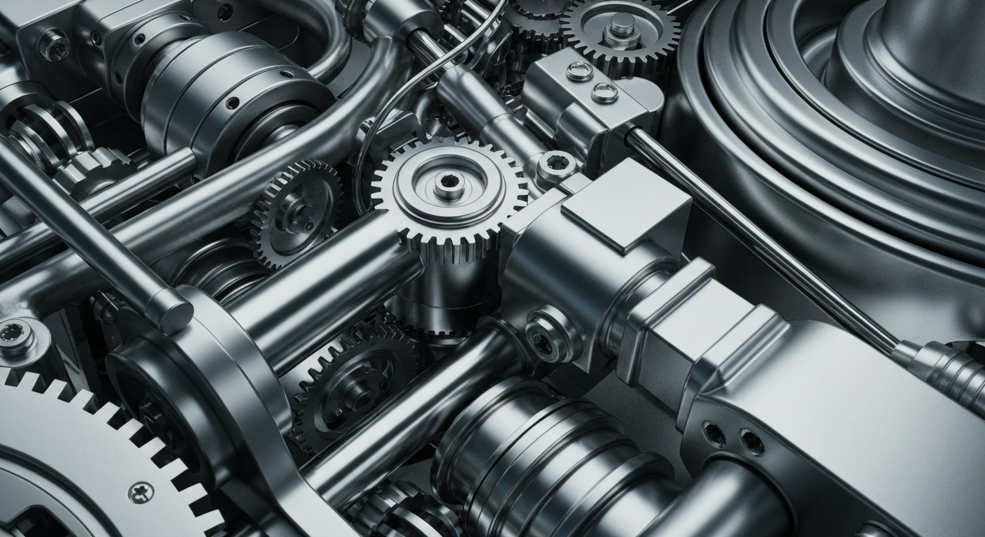 An extreme close-up of various medical diagnostic instruments and equipment, including sensors, screens, and mechanical components, conveying the advanced, industrial nature of the healthcare technology powering modern clinical analysis.