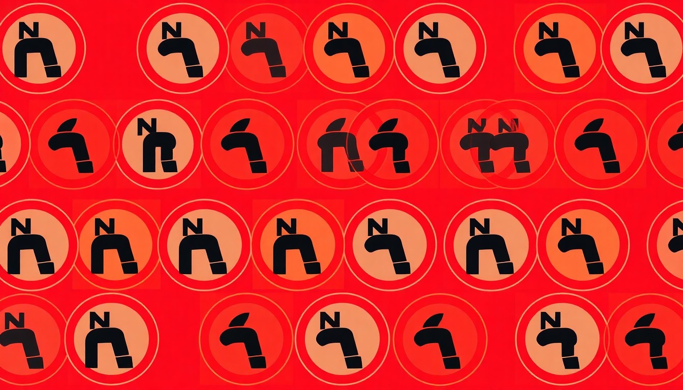 A vibrant, silkscreen-style grid of a 'No Left Turn' traffic sign in neon colors, conceptually representing the public's mixed reactions to the new policy.