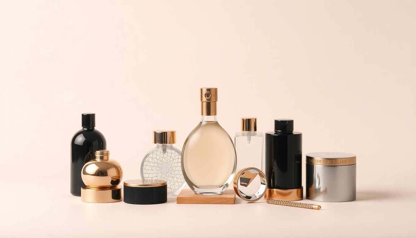 A high-end, photorealistic studio still-life photograph featuring a collection of premium, polished objects arranged elegantly on a clean, monochromatic background, conceptually representing the tension between accessibility and commercial growth at the heart of the Oxford Street transformation.