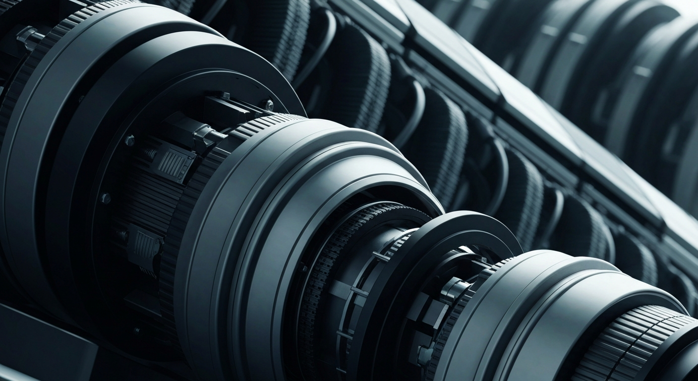 A highly detailed, macro-level view of the inner workings of data center hardware, capturing the physical complexity and industrial nature of the critical infrastructure that enables modern digital networks.