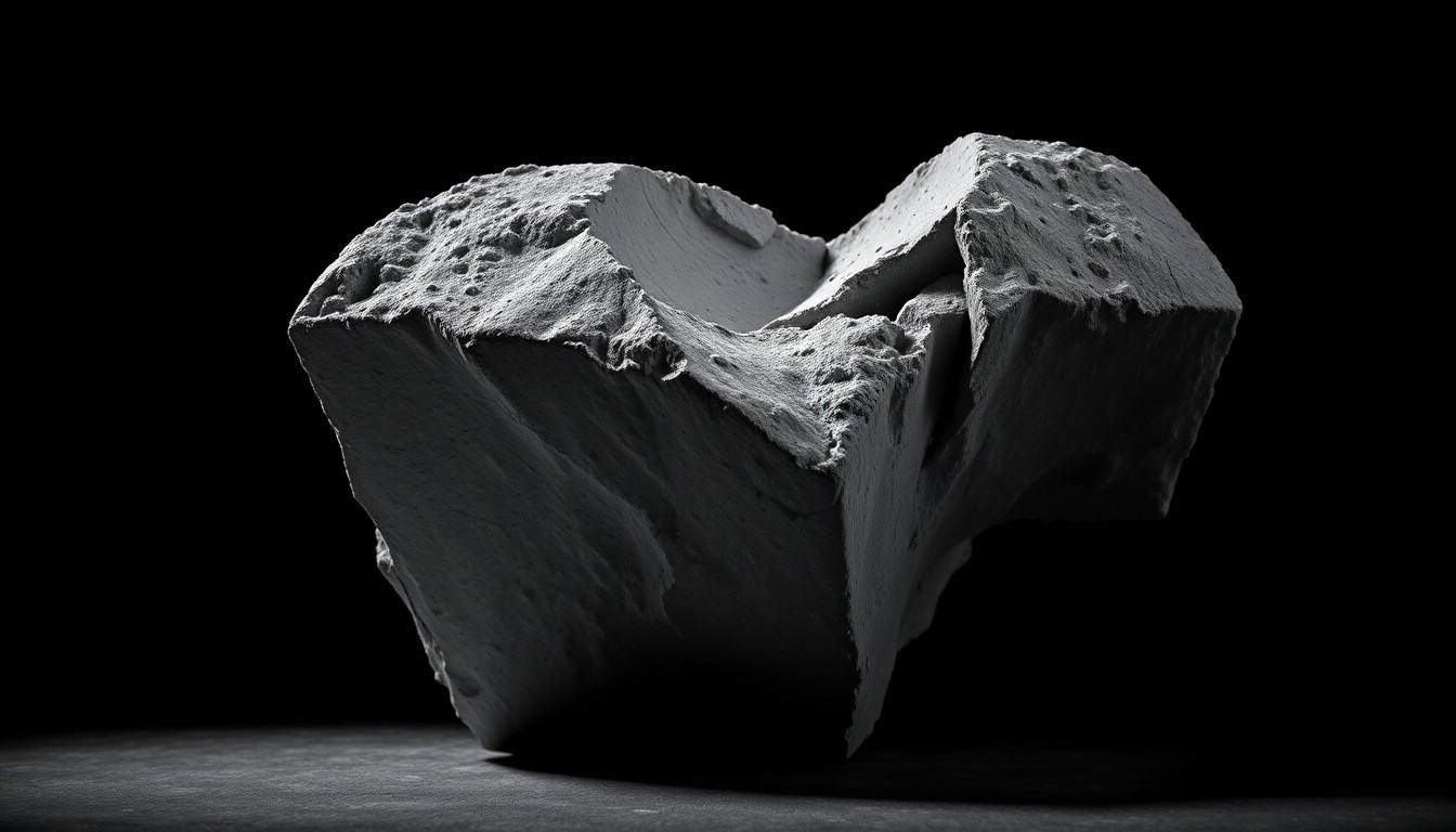 An extreme close-up photograph of a crumpled, twisted piece of precast concrete, capturing the gritty, investigative aesthetic of the scene.