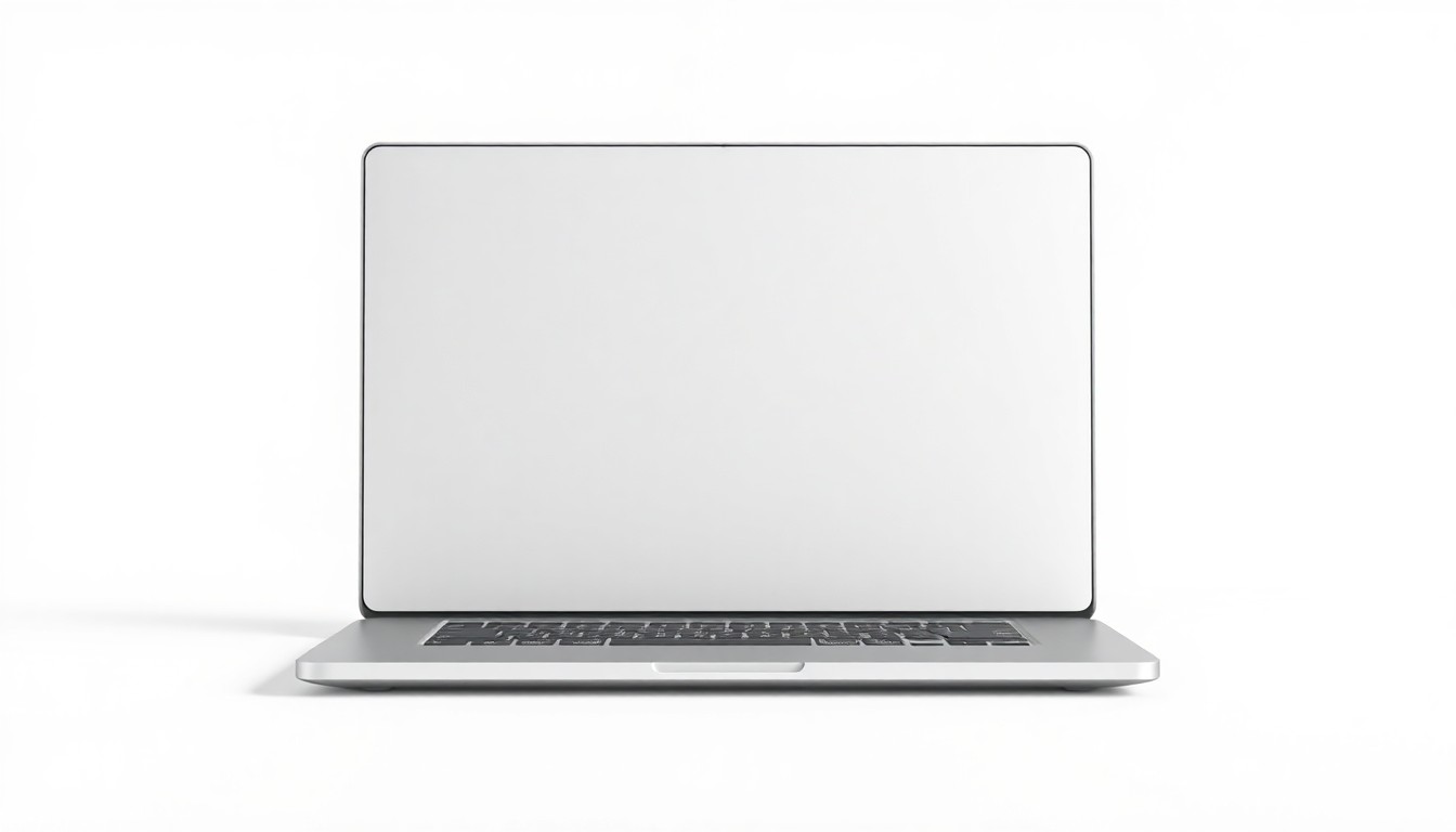 An extreme close-up of a sleek, minimalist MacBook Neo laptop with clean lines, smooth matte surfaces, and subtle metallic accents, conceptually illustrating Apple's focus on repairability and longevity.