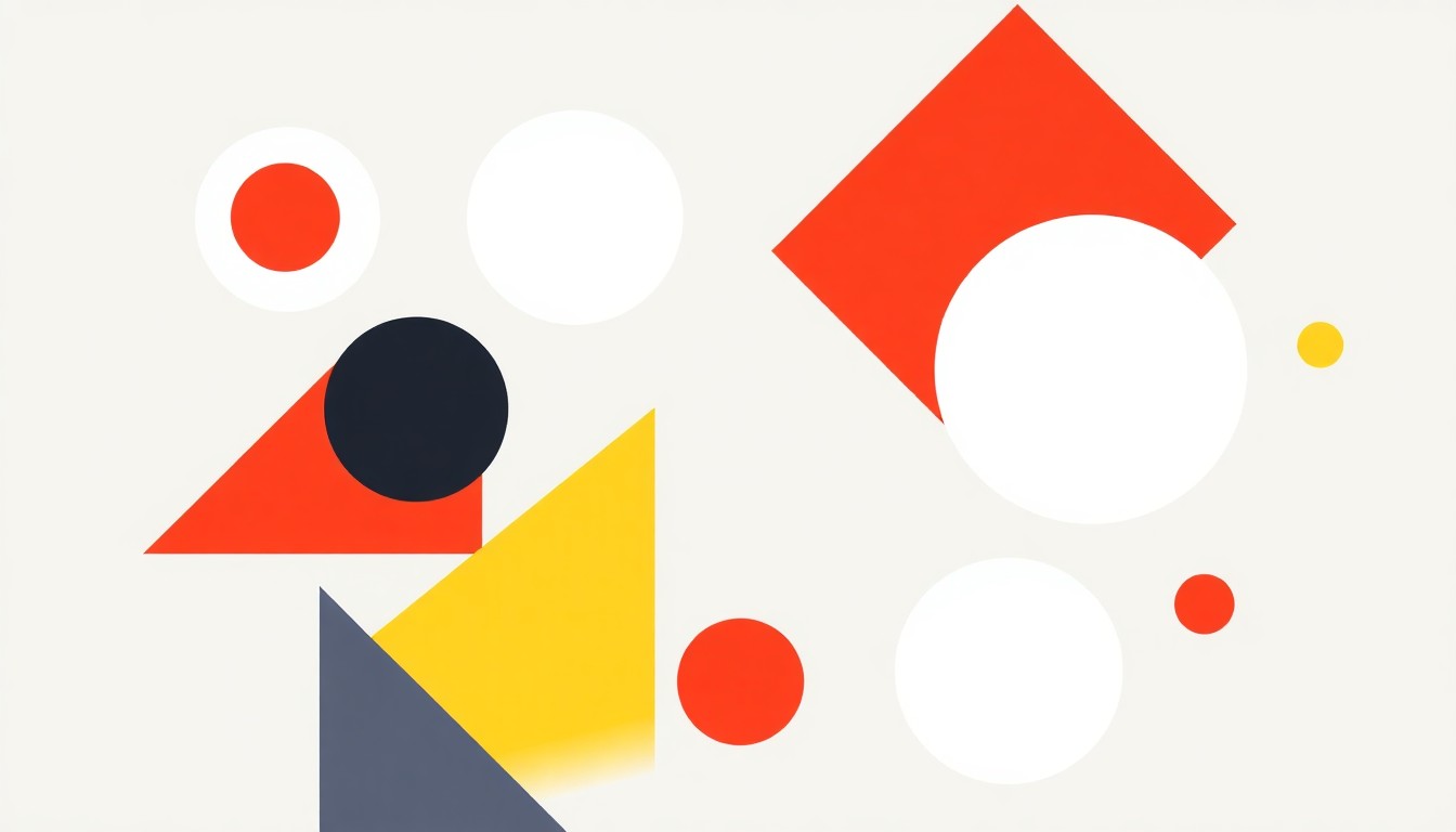 A minimalist illustration using bold geometric shapes and primary colors to represent the concept of a tax system error causing financial disruption, without any text or identifiable elements.