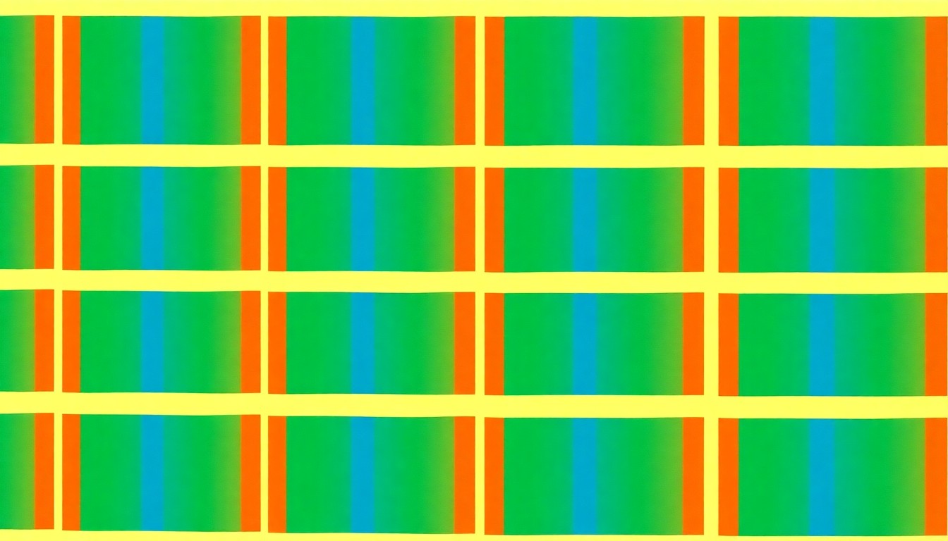 A bold, colorful silkscreen print featuring a repeating pattern of a rainbow flag icon, conveying the celebratory and inclusive nature of the Art of Pride exhibition.