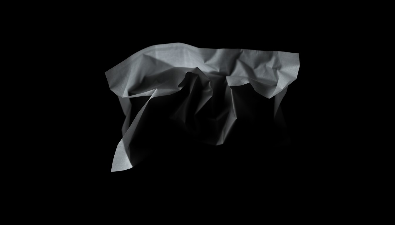 An extreme close-up photograph of a crumpled piece of school surveillance footage, lit by a harsh, direct camera flash against a pitch-black background, conceptually representing the evidence used to convict the illegal migrant teen of groping his female classmates.